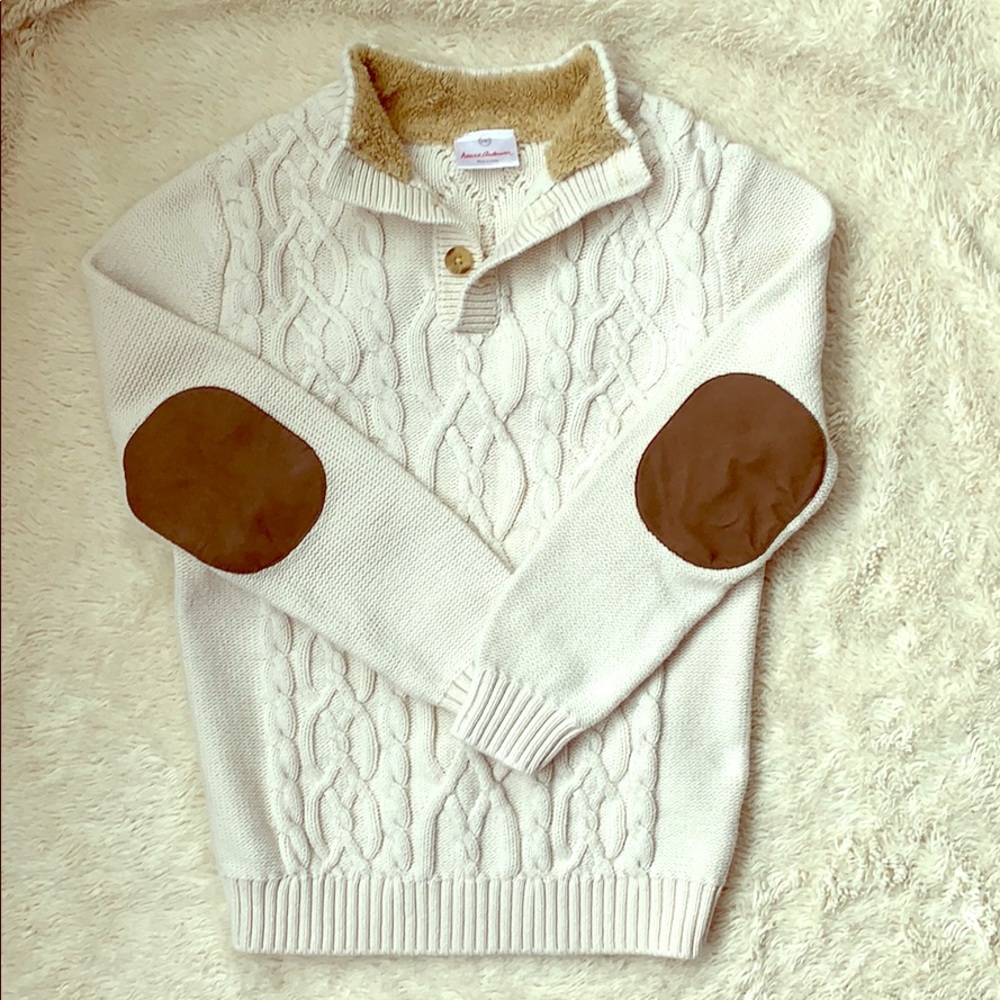 Hanna Andersson Cable Cozy Henley Sweater